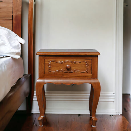 BERLIN TEAK WOOD SIDE TABLE