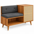SAFE TEAK SHOE RACK
