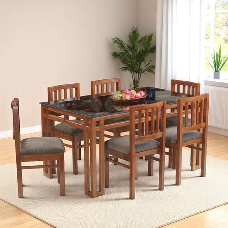 AMAZONITE TEAK WOOD DINING SET