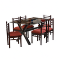 ALBITE MAHOGONY DINING SET
