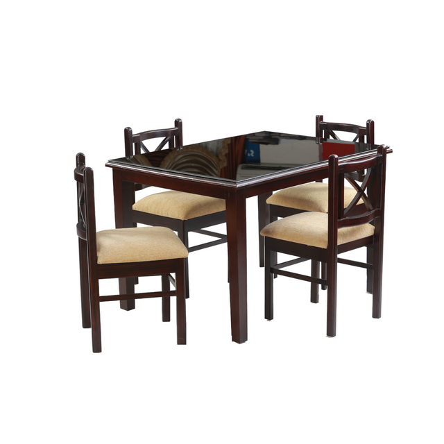 AGATE MAHOGONY DINING SET - Nilambur Furniture