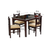 AGATE MAHOGONY DINING SET