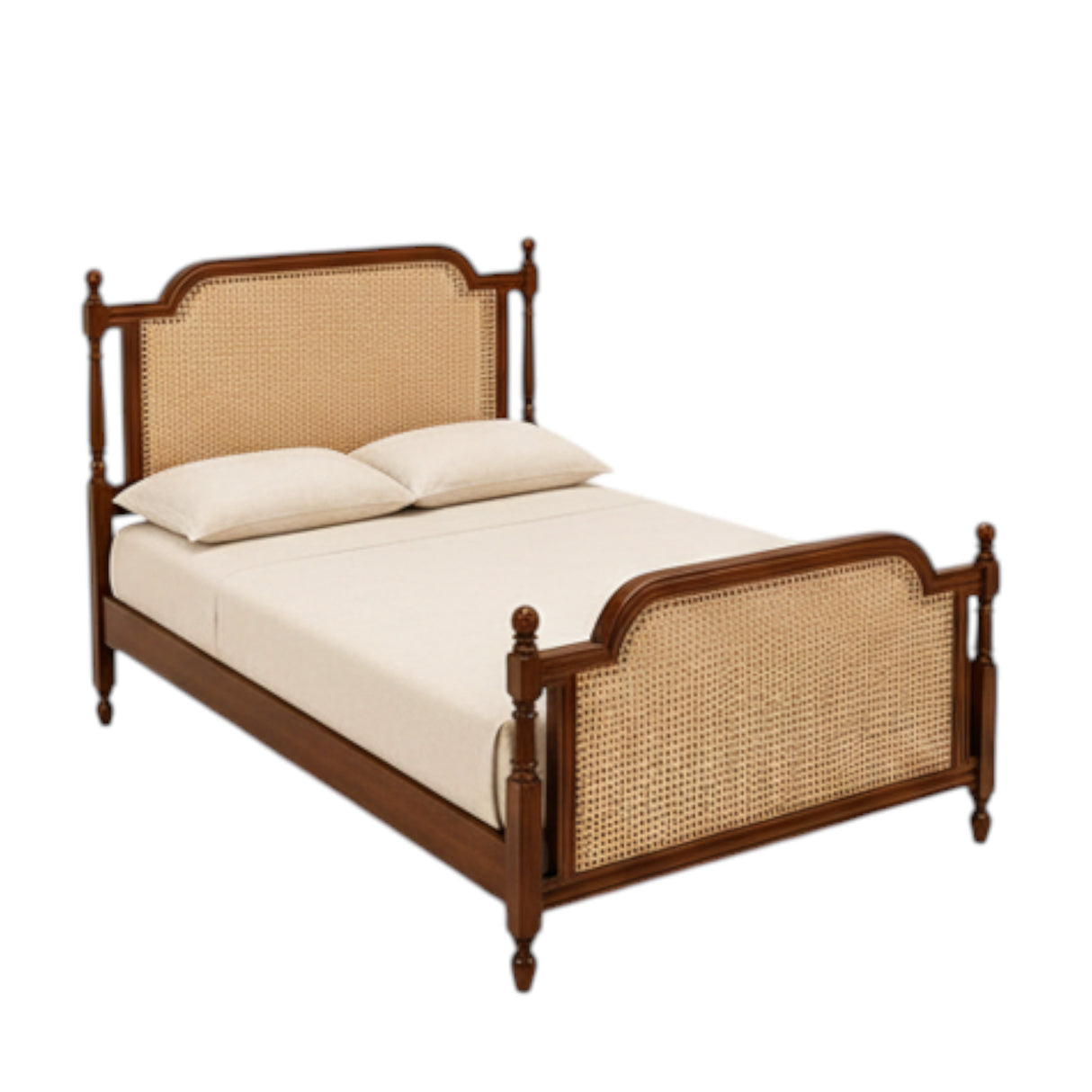 VIVO TEAK WOOD BED COT