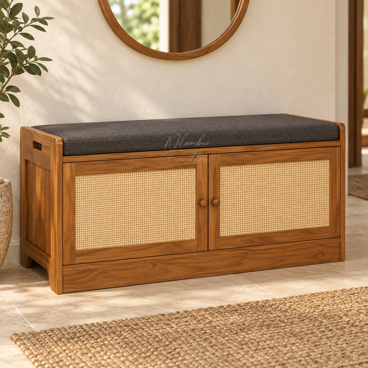 URBANO TEAK SHOE RACK
