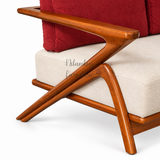 HOPPER TEAK WOOD SOFA