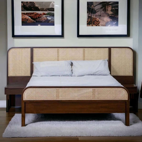 ARIA  MAHOGONY WOOD BED COT