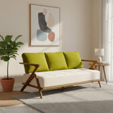 HOPPER TEAK WOOD SOFA