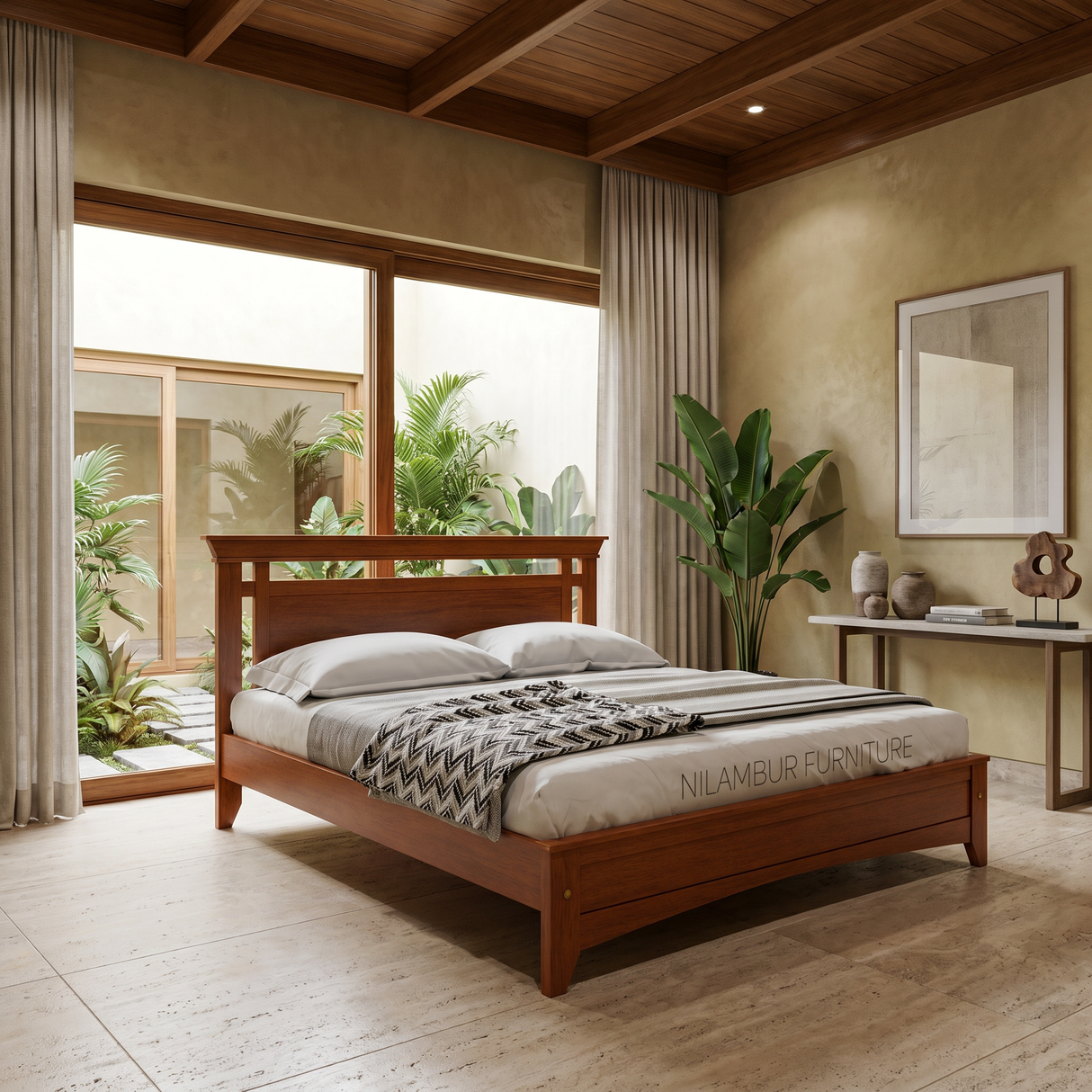 DESIRE TEAK WOOD BED COT