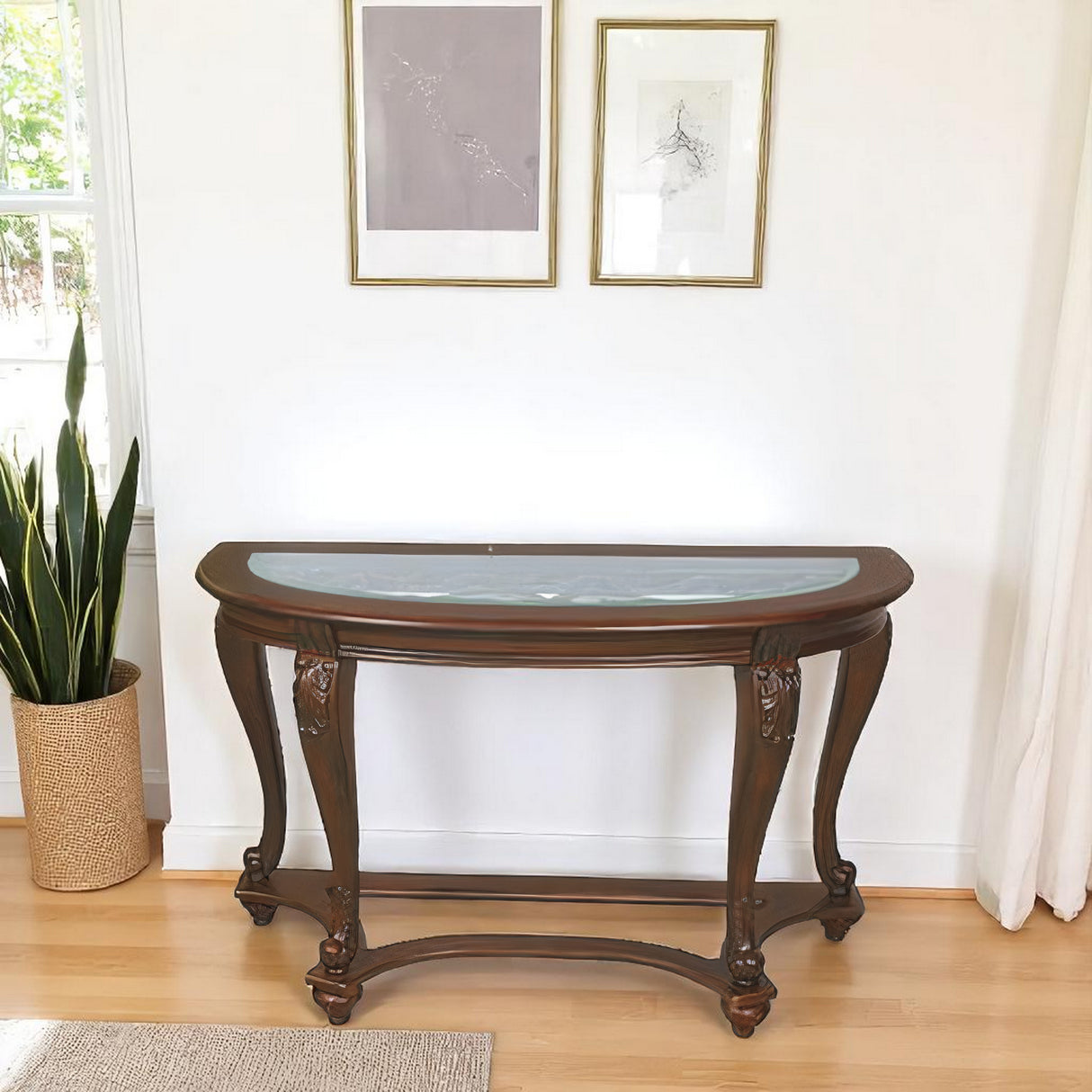 MAC MAHOGONY CONSOLE TABLE