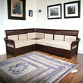 WINGS ROSE WOOD CORNER SOFA