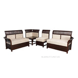 ORCHID ROSE WOOD CORNER SOFA - Nilambur Furniture