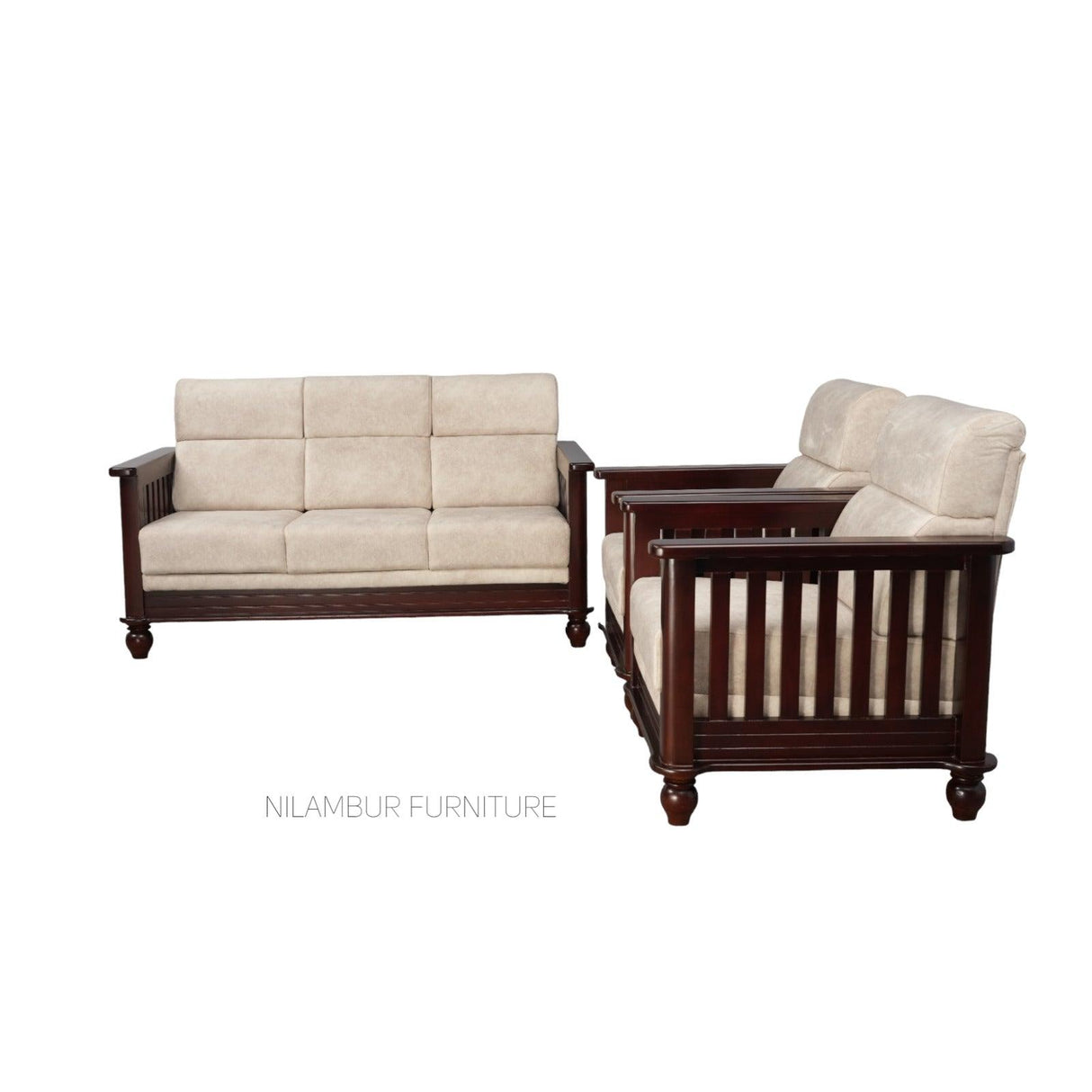 PARKER MAHOGONY SOFA - Nilambur Furniture