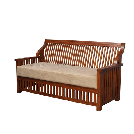 PISTA TEAK WOOD SOFA - Nilambur Furniture