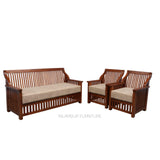 PISTA TEAK WOOD SOFA - Nilambur Furniture