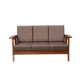 WAVE TEAK WOOD SOFA - Nilambur Furniture