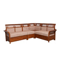 KELWIN TEAK WOOD CORNER SOFA