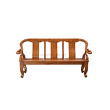 CURVE TEAK WOOD SOFA - Nilambur Furniture