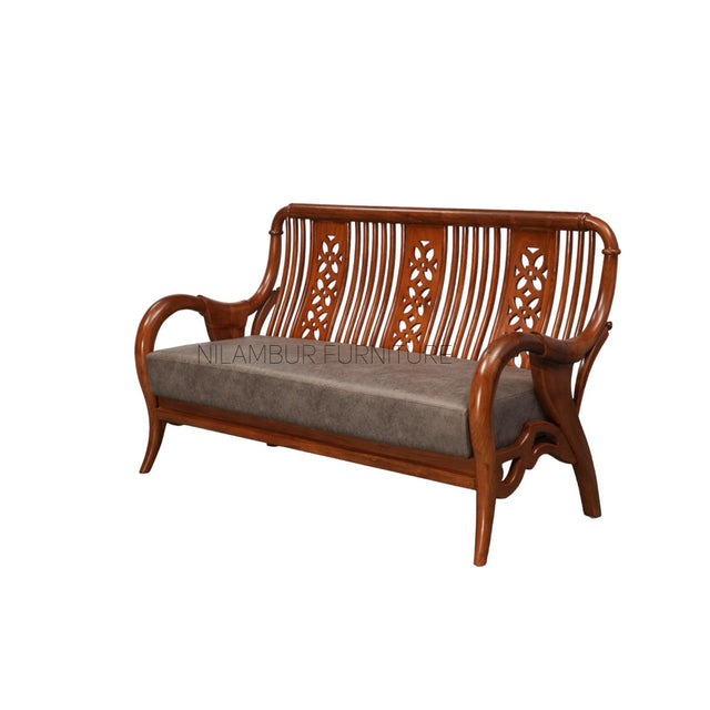 FABIO TEAK WOOD SOFA - Nilambur Furniture