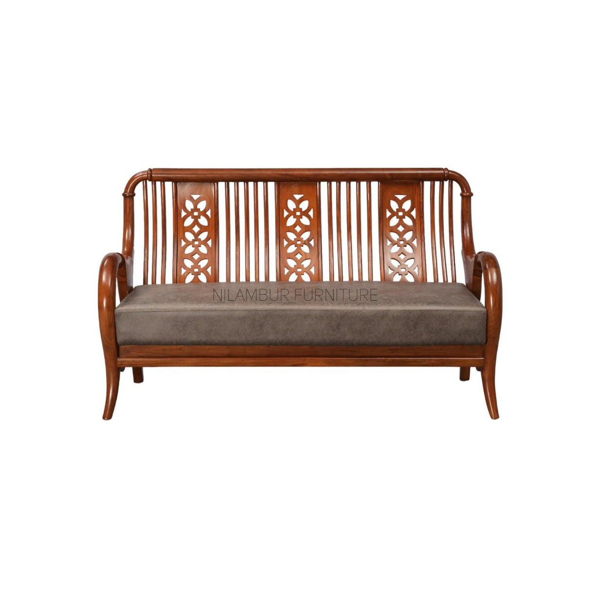 FABIO TEAK WOOD SOFA - Nilambur Furniture