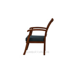 ISHANA TEAK WOOD ARM CHAIR - Nilambur Furniture