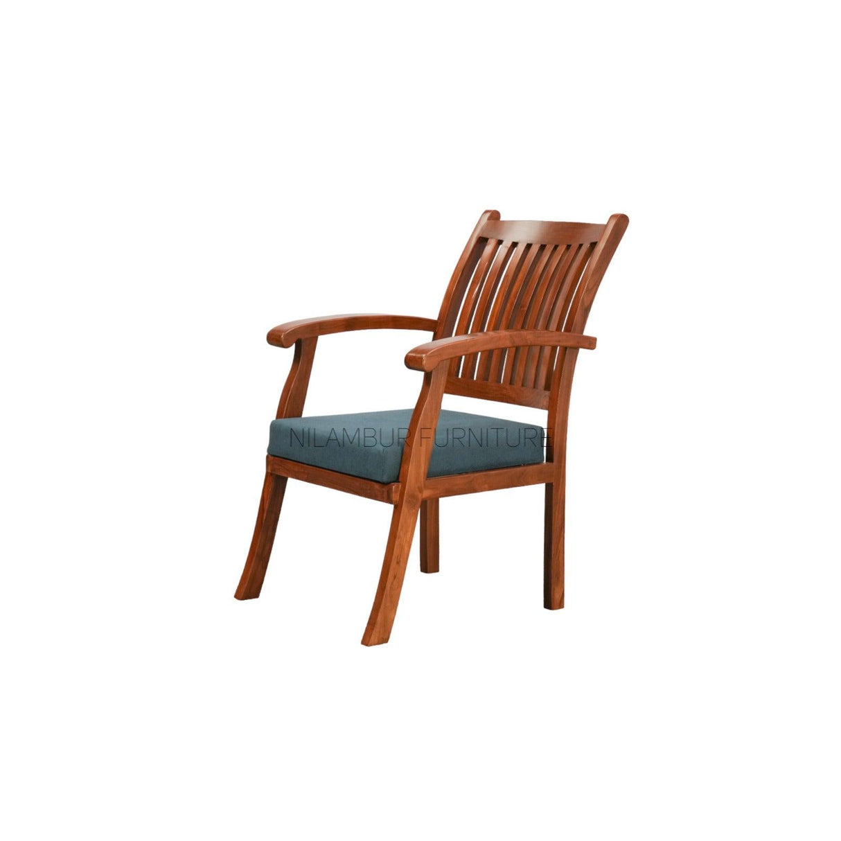 ISHANA TEAK WOOD ARM CHAIR - Nilambur Furniture