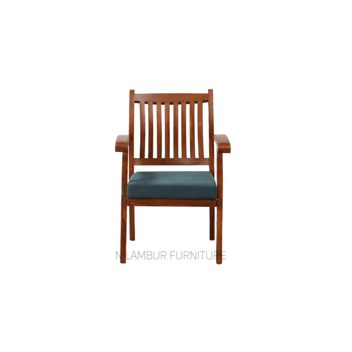 ISHANA TEAK WOOD ARM CHAIR - Nilambur Furniture