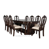 ALEXANDER 8 SEATER ROSEWOOD DINING SET - Nilambur Furniture