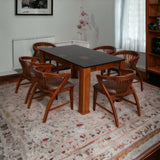 DYLAN TEAK WOOD DINING SET - Nilambur Furniture